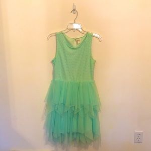 Cute light blue dress with a flowy bottom